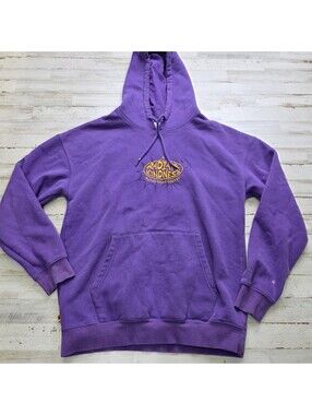 Dutch Bros Coffee Purple Radiate Kindness Hoodie Pockets Adult M